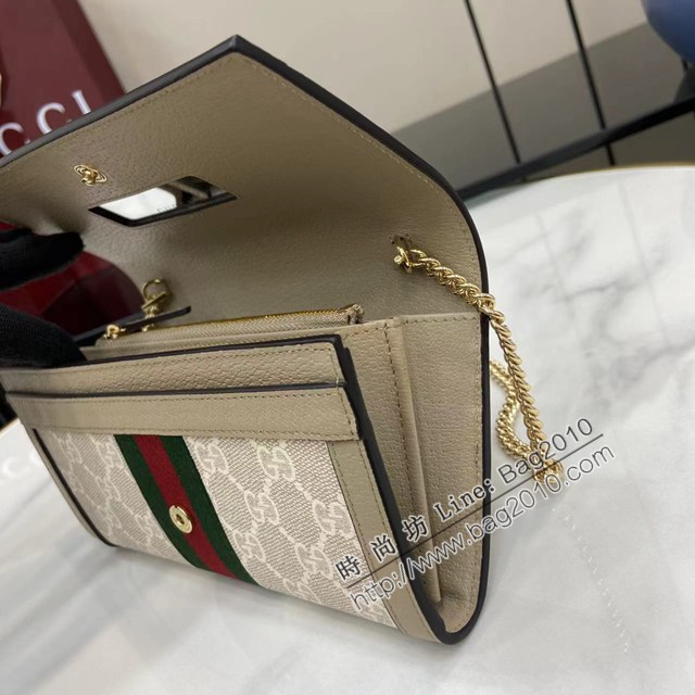 Gucci專櫃古馳最新款Ophidia系列鏈條小挎包 jh2824型號：772309
